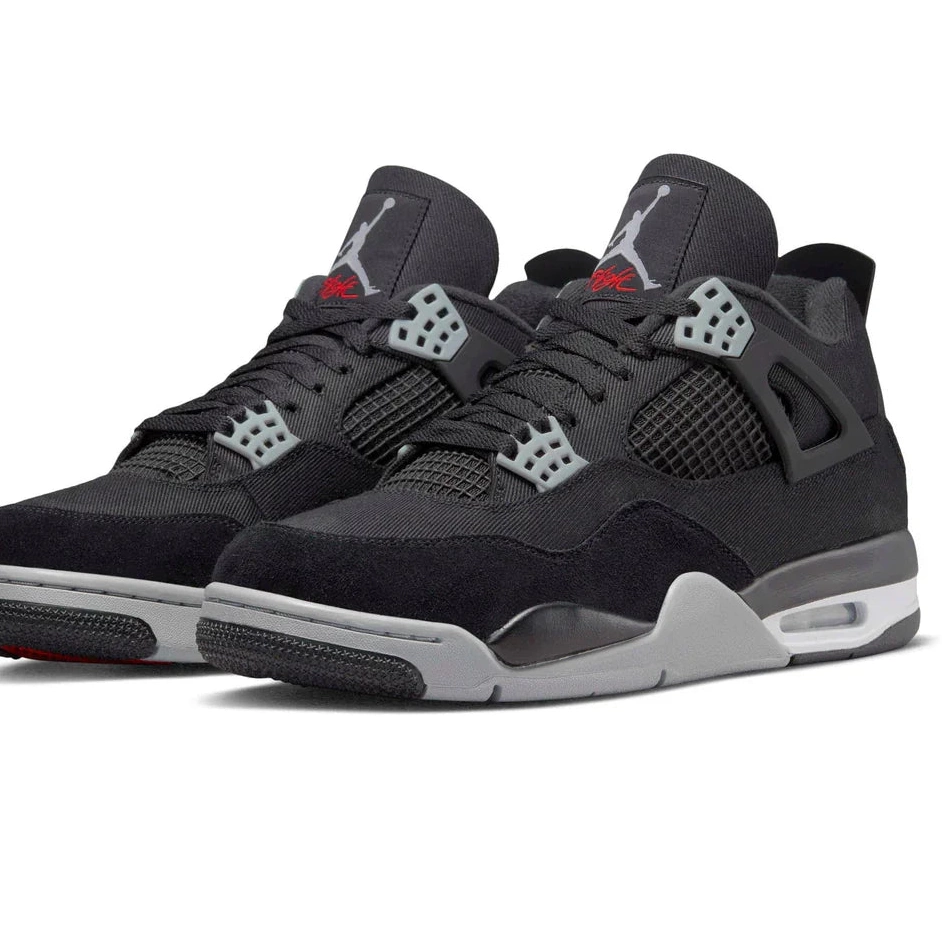 Black Canvas Air Retro SE Jordan 4 0814